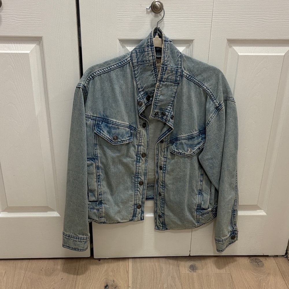 We The Free Blue Jean Jacket